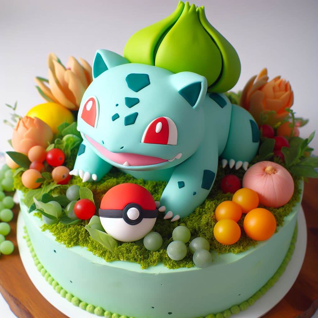 AI-Generated Pokemon Cake Images - Creative Inspiration